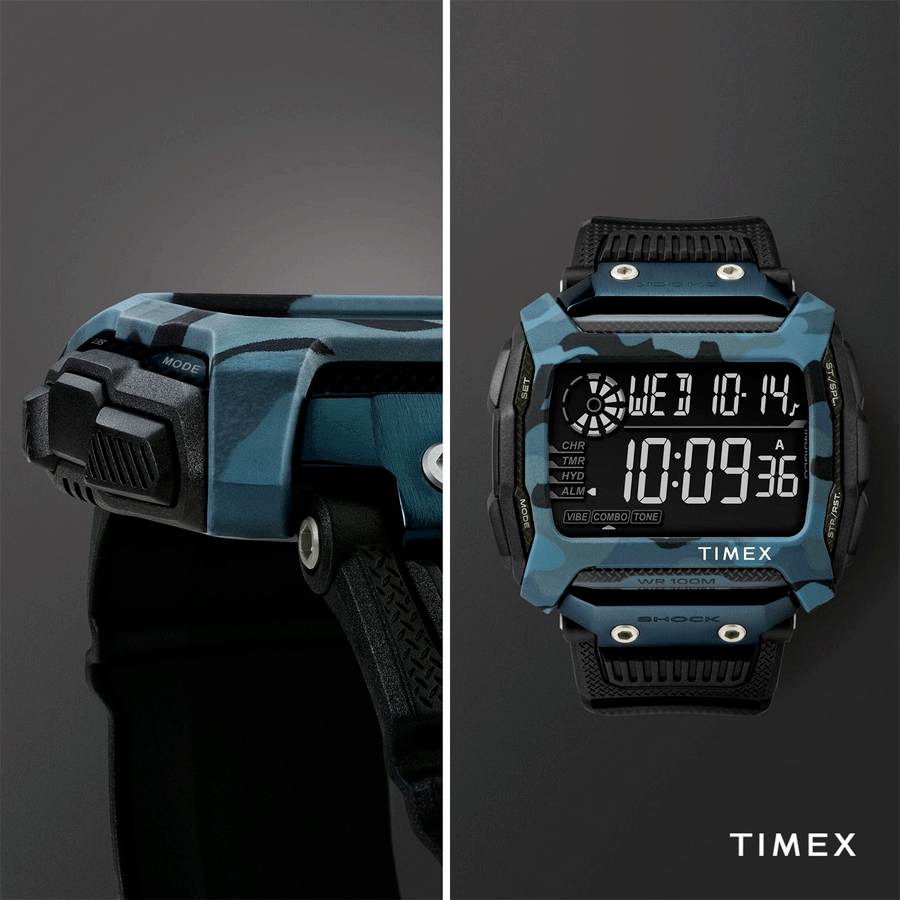 TIMEX Command Shock 54MM Resin Strap Watch